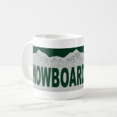 Snowboard Fernie Kaffeetasse (Vorderseite Links)