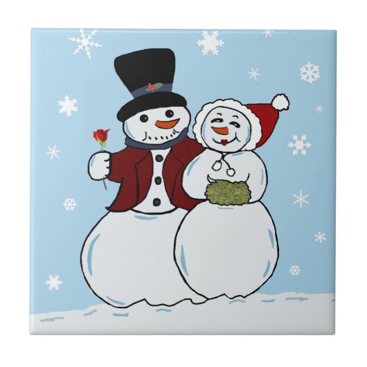 Snowboard Fliese (Vorderseite)