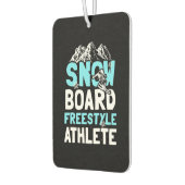 Snowboard Freestyle Athlete Autolufterfrischer (Links)