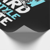 Snowboard Freestyle Athlete Geschenkpapier (Ecke)