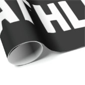 Snowboard Freestyle Athlete Geschenkpapier (Rolleneckpunkt)