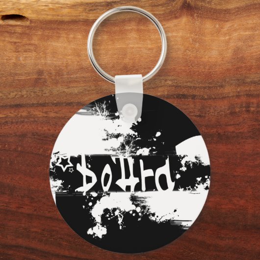 Snowboard. gekratzt. schlüsselanhänger (Vorderseite)