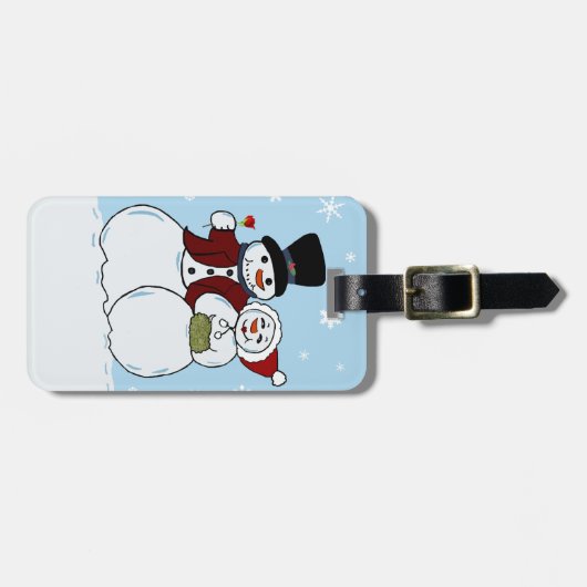 Snowboard Gepäckanhänger (Vorderseite horizontal)