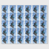 Snowboard Geschenkpapier (Flach)