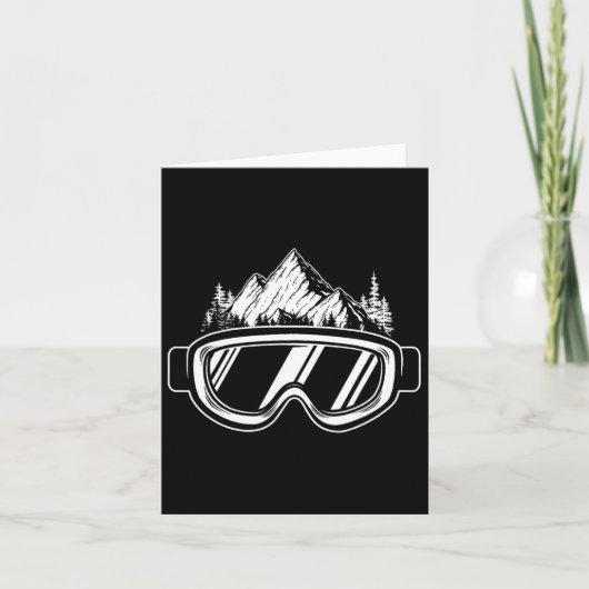 Snowboard Goggles - Wintersports Competition Snowb Karte (Vorderseite)