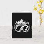 Snowboard Goggles - Wintersports Competition Snowb Karte (Gelbe Blume)