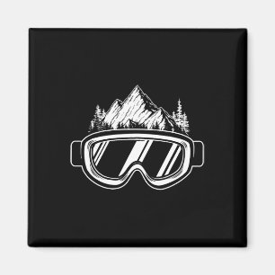 Snowboard Goggles - Wintersports Competition Snowb Magnet