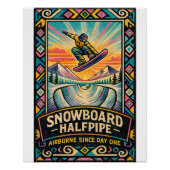 “Snowboard Halfpipe – Airborne Since Day One Poster (Vorderseite)