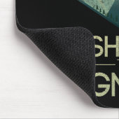 Snowboard hat das Gnar Ski Winter Mountain Geschen Mousepad (Ecke)