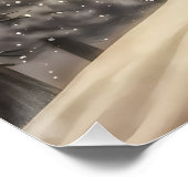 Snowboard Held Poster (Ecke)