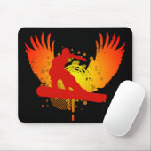 Snowboard. Hi-Fi. Mousepad (Mit Mouse)