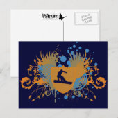 Snowboard: Hi-Fi : Postkarte (Vorne/Hinten)