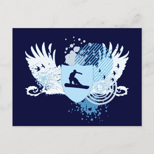 Snowboard : HiFi v.2 : Postkarte (Vorderseite)