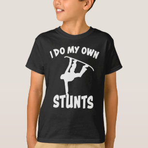 Snowboard I Do my Stunts Funny Snowboarden Geschen T-Shirt