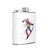 Snowboard in watercolor flachmann (Rechts)