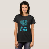 Snowboard It's In My DNA Fingerprint T-Shirt (Vorne ganz)