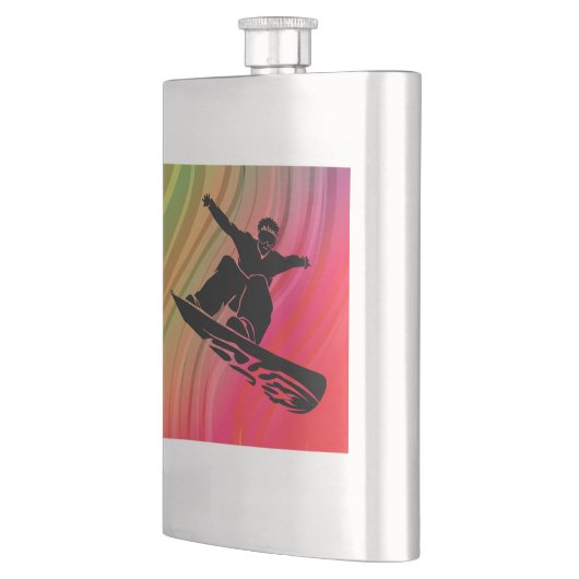 Snowboard Jump Flachmann (Links)