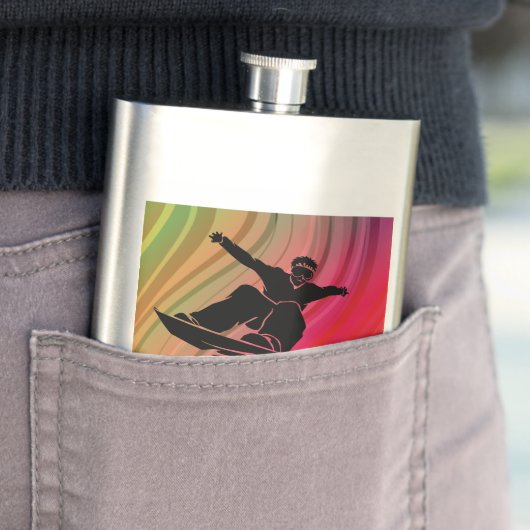 Snowboard Jump Flachmann (Beispiel)