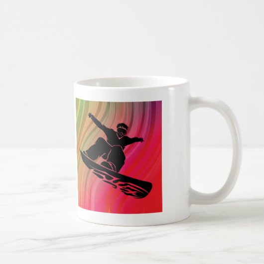 Snowboard Jump Kaffeetasse (Rechts)