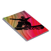 Snowboard Jump Notizblock (Rechte Seite)