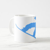 Snowboard Kaffeetasse (Vorderseite Links)