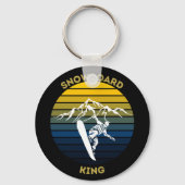 Snowboard King Schlüsselanhänger (Vorderseite)