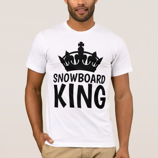 SNOWBOARD KING-T - Shirt (Vorderseite)