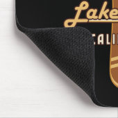 Snowboard Lake Tahoe California Snowboarding Winde Mousepad (Ecke)