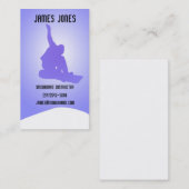 Snowboard-Lehrer-Visitenkarte Visitenkarte (Vorne/Hinten)