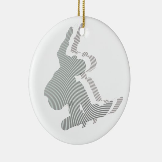 Snowboard-Logo-Entwurfs-Verzierung Keramikornament (Rechts)