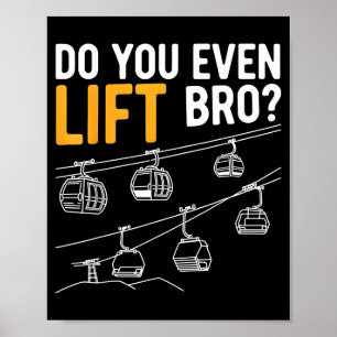 Snowboard Lustig Skifahren Skizubehör Männer Machs Poster