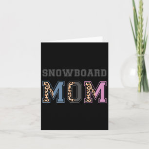 Snowboard Mama Snowboarder Mama Snowboarden Karte