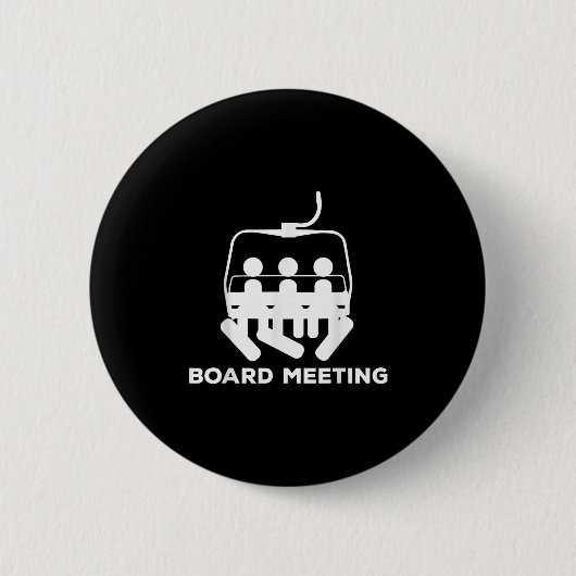 Snowboard Meeting Gift - Snowboarden Holiday Skii Button (Vorderseite)