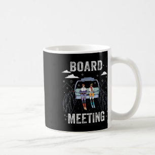 Snowboard Meeting Snowboarden Urlaub Skifahren für Kaffeetasse