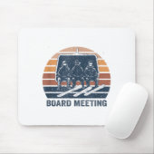 Snowboard Meeting Snowboarding Vacation Skiing  Mousepad (Mit Mouse)