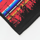 Snowboard Mexican Serape Print Cinco De Mayo Snowb Fleecedecke (Ecke)