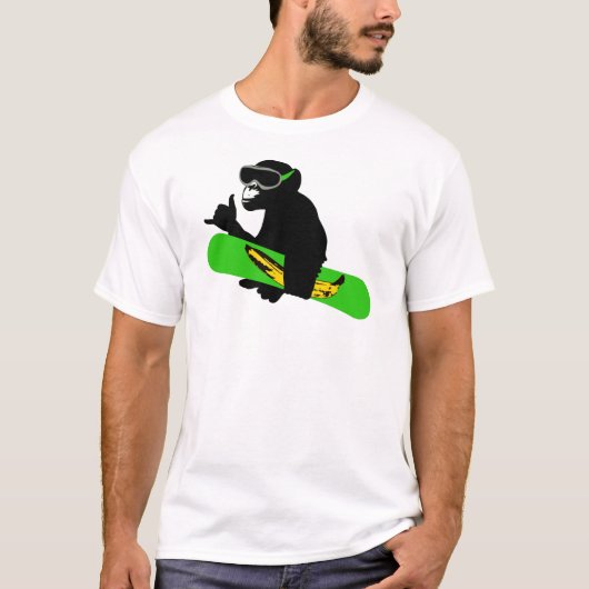 snowboard monkey T-Shirt (Vorderseite)