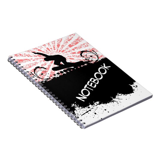 Snowboard-Notebook Notizblock (Rechte Seite)