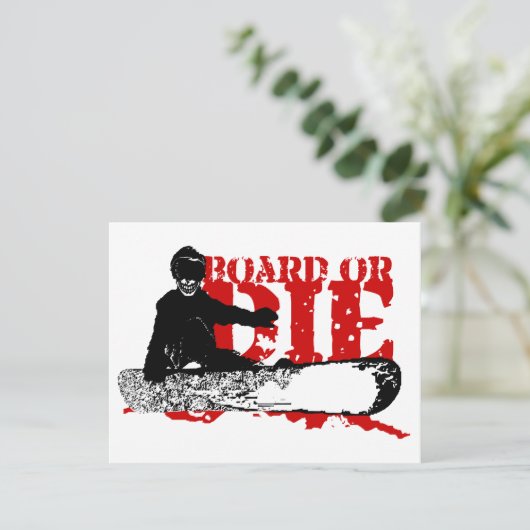 snowBOARD ODER DIE Einladung (Stehend Vorderseite)