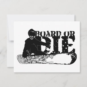 Snowboard ODER DIE Einladung
