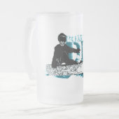 Snowboard ODER DIE Mattglas Bierglas (Vorderseite Links)