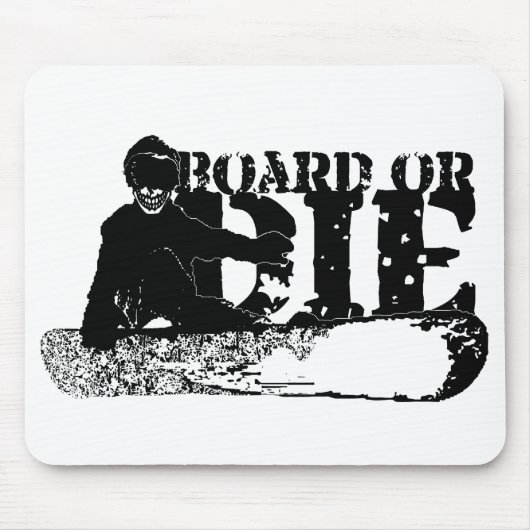Snowboard oder die mousepad (Vorne)