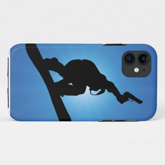 Snowboard Outlaw Case-Mate iPhone Hülle (Rückseite (Horizontal))