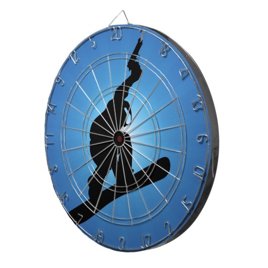 Snowboard Outlaw Dartscheibe (Vorderseite rechts)