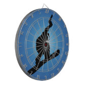 Snowboard Outlaw Dartscheibe (Vorderseite Links)