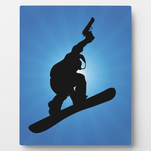 Snowboard Outlaw Fotoplatte (Vorderseite)