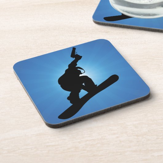 Snowboard Outlaw Getränkeuntersetzer (Linke Seite)