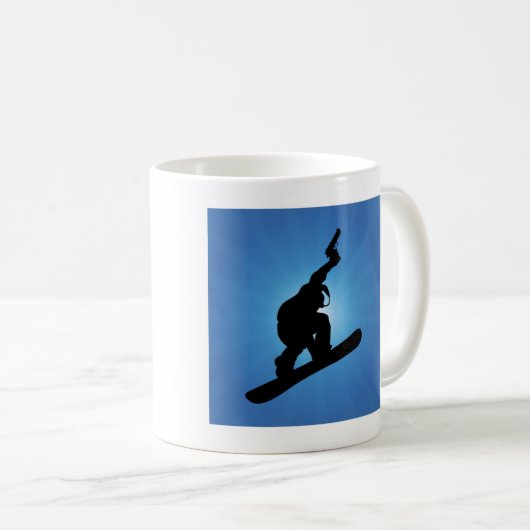 Snowboard Outlaw Kaffeetasse (VorderseiteRechts)