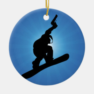 Snowboard Outlaw Keramikornament