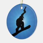 Snowboard Outlaw Keramikornament (Links)